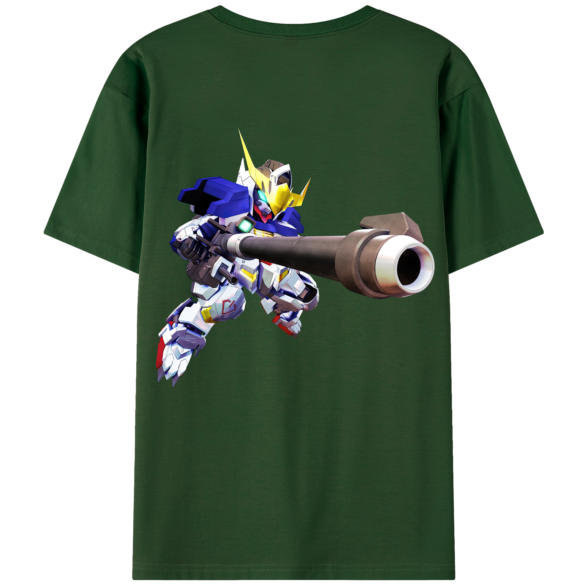 （画像用） 機動戦士ガンダム Mobile Suit Gundam 綿100％半袖Tシャツ（背面プリント）